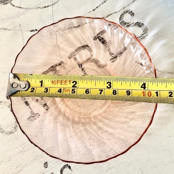 Arcoroc of France, Rosaline, Pink Swirl, Demitasse, Cup and Saucer, Set of 4 - Picture 11 of 11